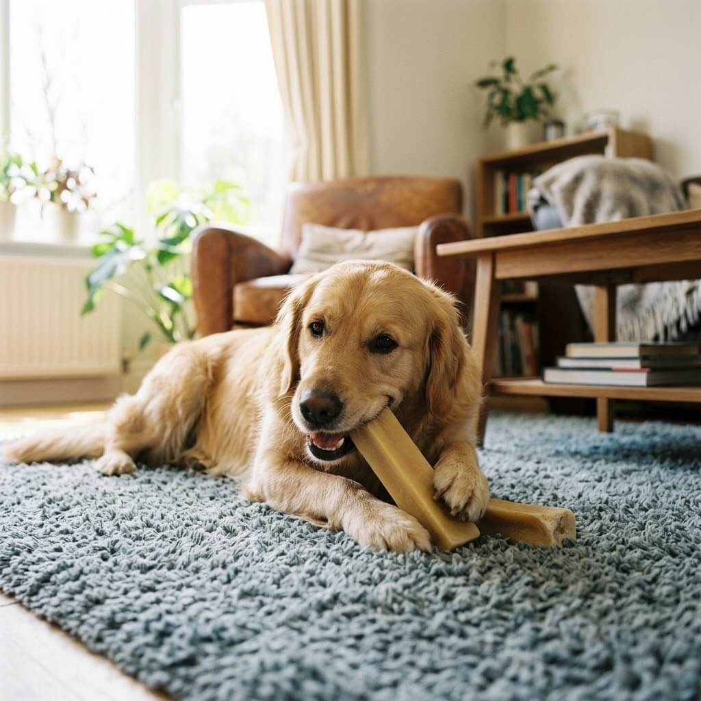 Chiot qui fait ses dents : quelle friandise à mâcher choisir ?